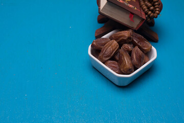 Ramadan conceptual photography,with beads and the Holy Quran