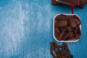 Ramadan conceptual photography,with beads and the Holy Quran