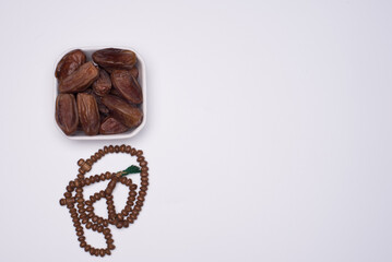 Ramadan conceptual photography,with beads and the Holy Quran
