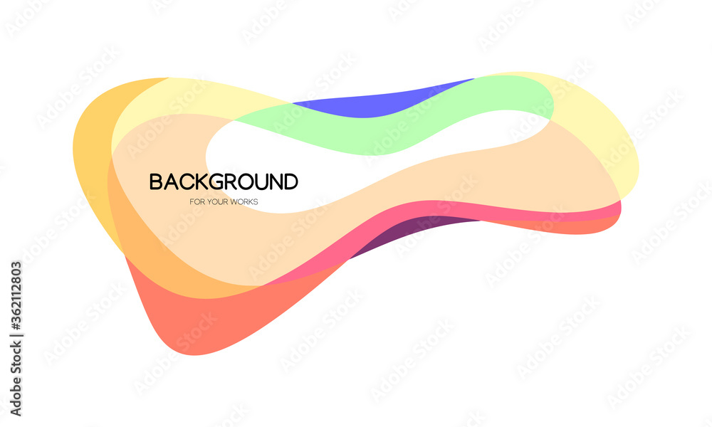 Aufkleber abstract modern graphic elements. gradient abstract banners with flowing liquid shapes. template for