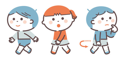 Evacuation drills / What you should not do / Return the way you came / Four colors