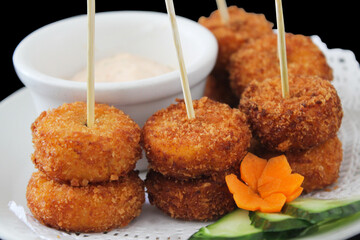 fried chicken nuggets