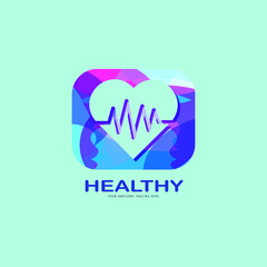 Healthy care logo