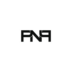 pnp letter original monogram logo design