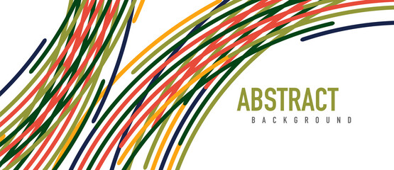 Аbstract moving colorful lines vector backgrounds for cover, placard, poster, banner or flyer