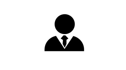 Business man entrepreneur in a suit working