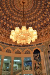 タシケントのティムール博物館の吹抜け照明