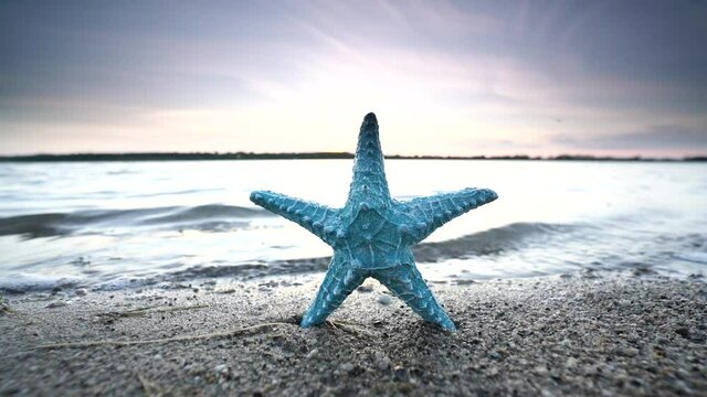 romantischer Abend am See