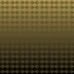 Gold pattern illustration, bas-relief effect with repeated geometric shapes covering the background. Design for motifs, web, wallpaper, digital graphics and artistic decorations.