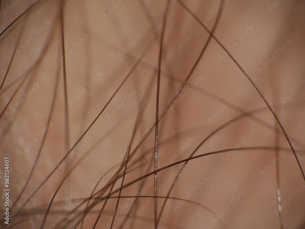 Poster closeup shot of small lines in a patterned shape on a brown background