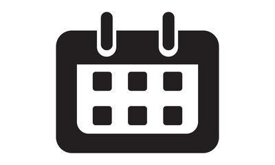 Calendar date icon. vector graphics 
