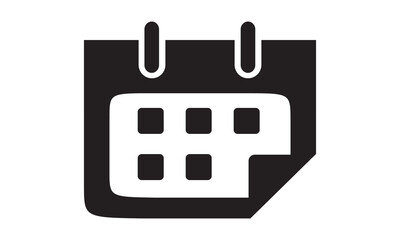 Calendar date icon. vector graphics 