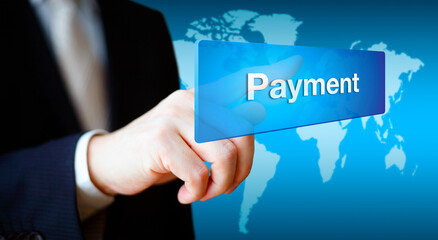 キャッシュレス決済とビジネスマン