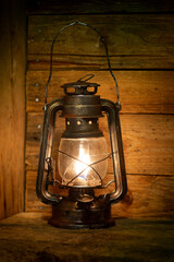 old oil lamp