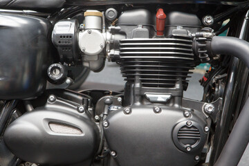 Obraz premium motor bike engine
