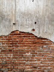 Old vintage brick wall as background texture