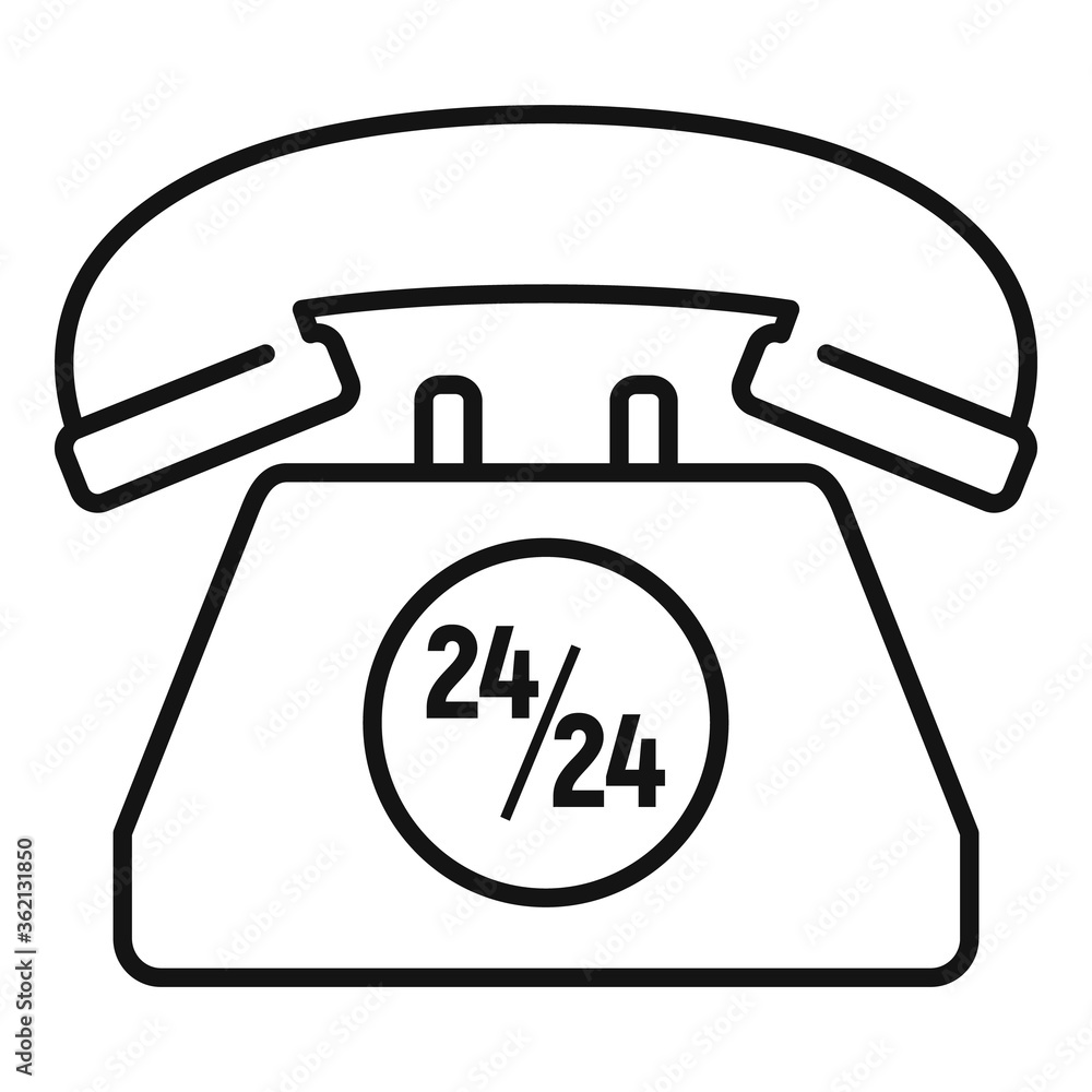 Poster agent service support icon. outline agent service support vector icon for web design isolated on whi