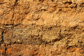 texture is clayю Grunge cracked clay. Creative vintage background with cracks and scratches. Great background or texture for your project