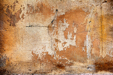 Abstract concrete, weathered with cracks and scratches. Landscape style. Grungy Concrete Surface. Great background or texture.