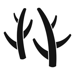 Botanical herbs plants icon. Simple illustration of botanical herbs plants vector icon for web design isolated on white background