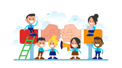 Agreement of parties and friendly greeting.
