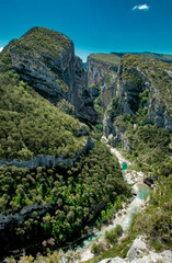 Les gorges du Verdon à Rougon, France