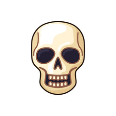 Fototapeta premium human skeleton icon isolated on white background. vector illustration