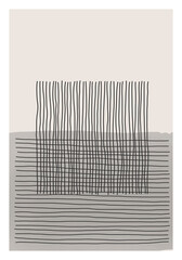 Trendy abstract creative minimalist artistic hand painted composition