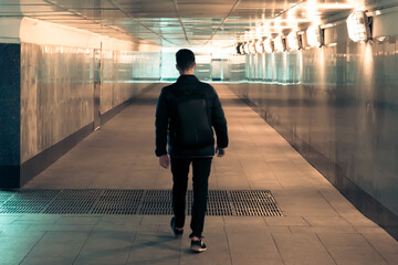 business people walking in the airport