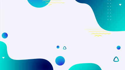 Colorful geometric background, Covers with minimal design, Fluid shapes composition. 