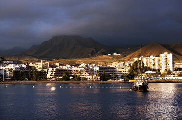 Fototapeta na wymiar Coast of Santa Cruz de Tenerife, Canary Islands, Spain