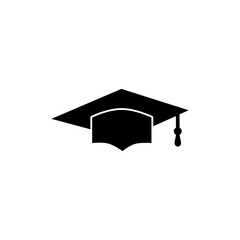 The best graduation hat icon vector logo