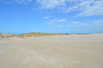 sand dunes, desert in Łeba