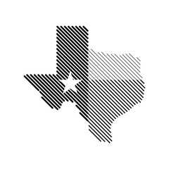 Arizona flag map icon and Arizona map monochrome lines isolated on white background.