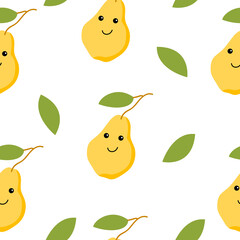 seamless pattern with pears