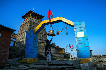 Highest Lord Shiva temple in the world Tungnath located in Rudraprayag district of Uttarakhand.