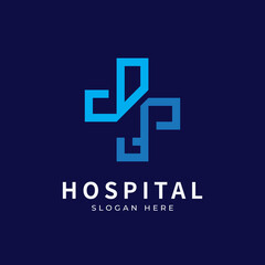 Health logo with initial letter D F, F D, D F logo designs concept. Medical health-care logo designs template.