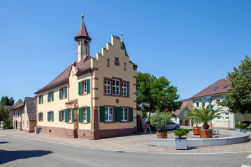 das alte Rathaus von Heitersheim im Breisgau