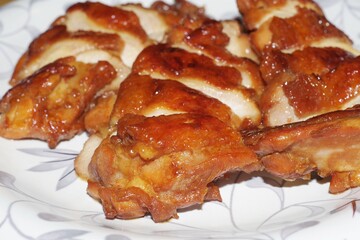 鶏もも肉の「きじ焼き」