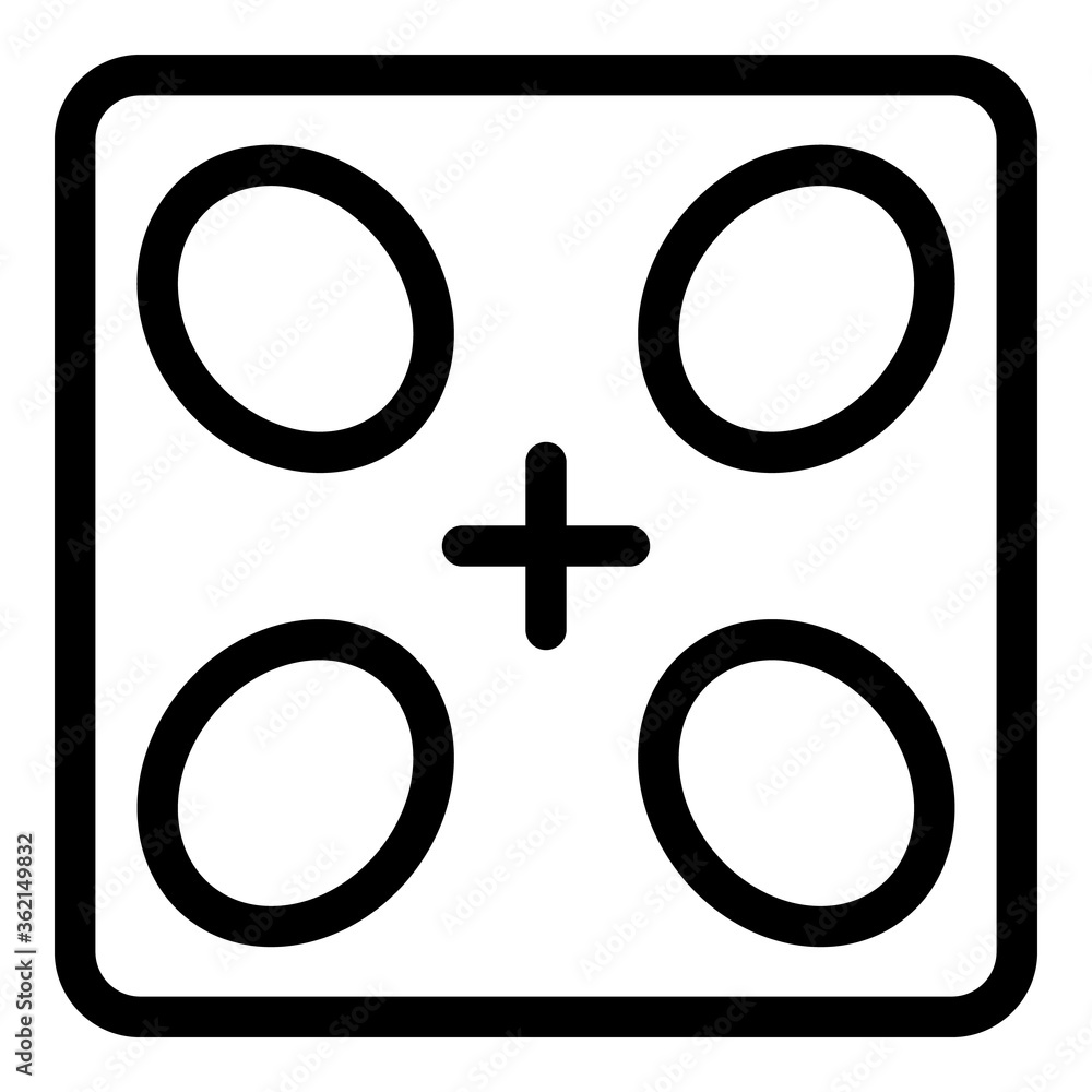 Poster technology smart scales icon. outline technology smart scales vector icon for web design isolated on