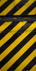 yellow hazard stripes