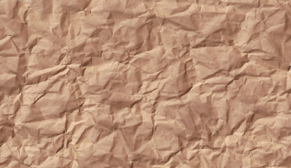 しわくちゃの茶色いクラフト紙
a wrinkled brown craft paper