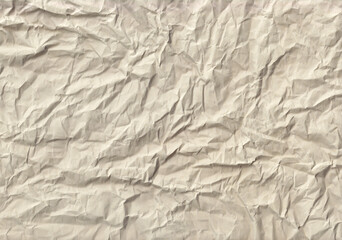 しわくちゃのベージュのクラフト紙
a wrinkled beige craft paper