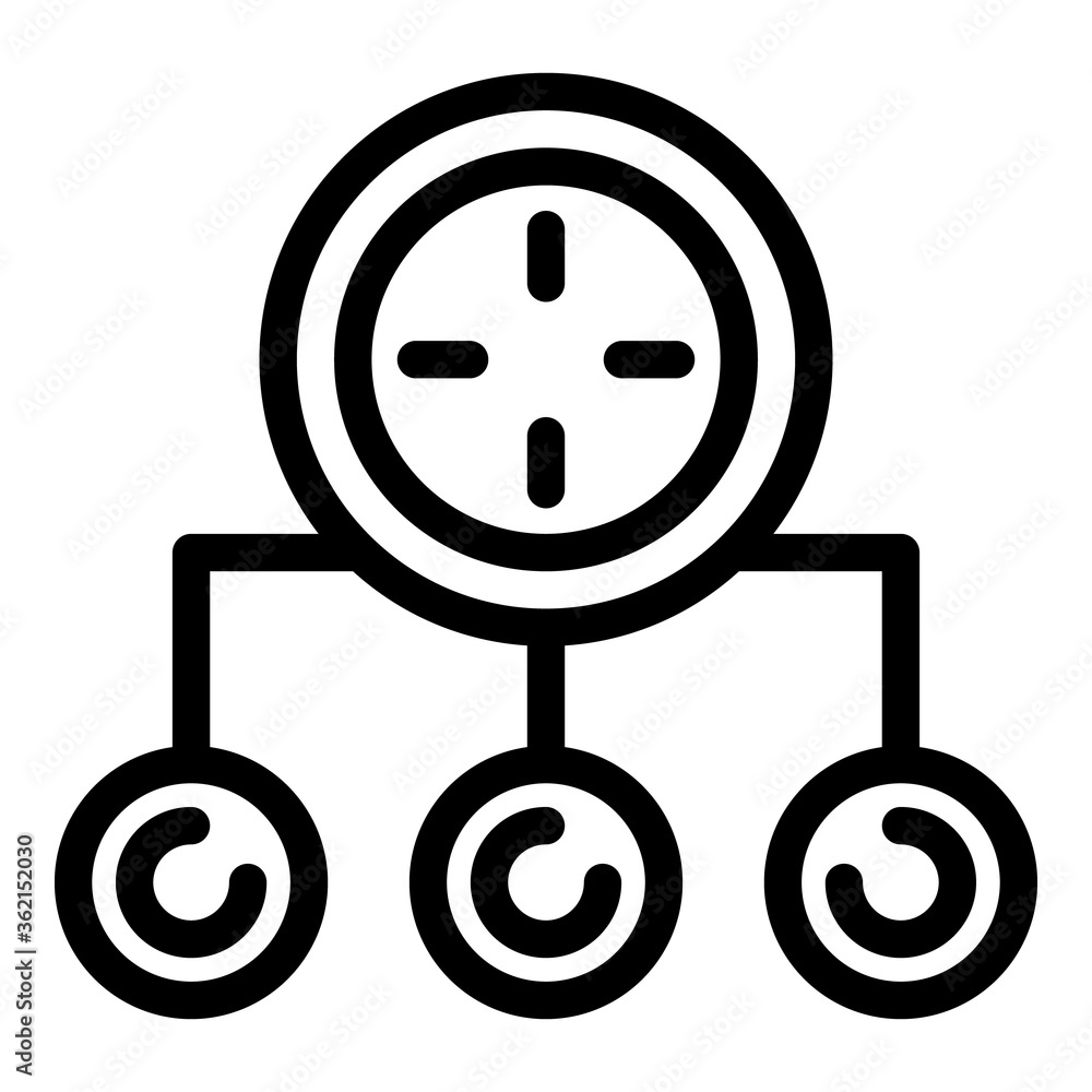 Poster gym time icon. outline gym time vector icon for web design isolated on white background