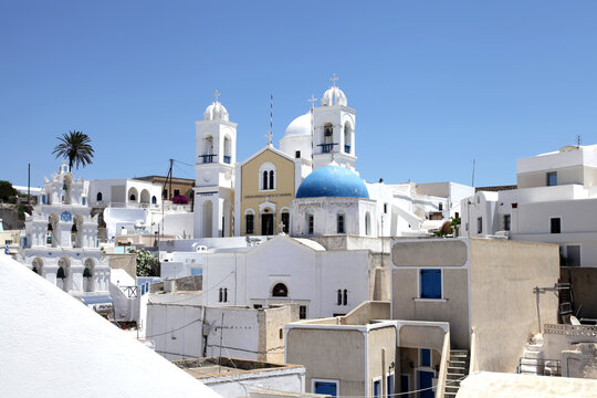 Santorini Island in Greece.