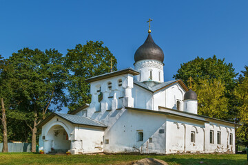 Fototapeta na wymiar Church of the Resurrection of Christ, Pskov, Russia