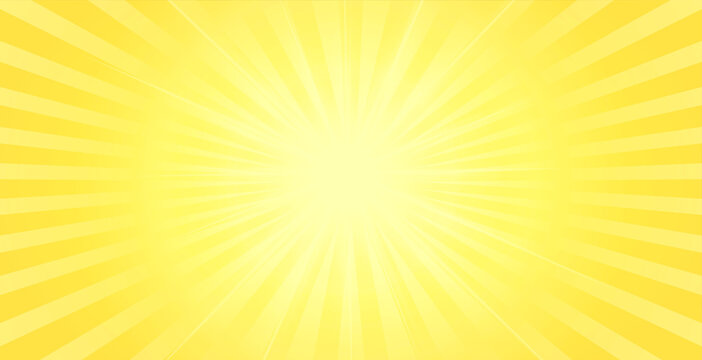 yellow background with center glowing light effect