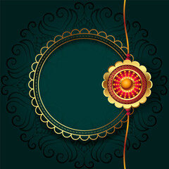 golden rakhi design for rakha bandhan festival