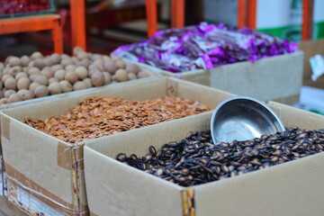 seeds in a market in China 