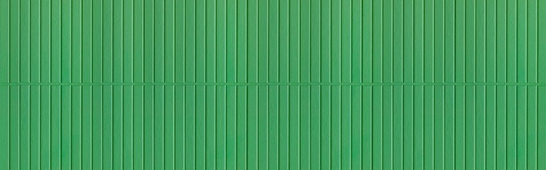 Panorama of Background seamless of Modern green cement wall with pattern